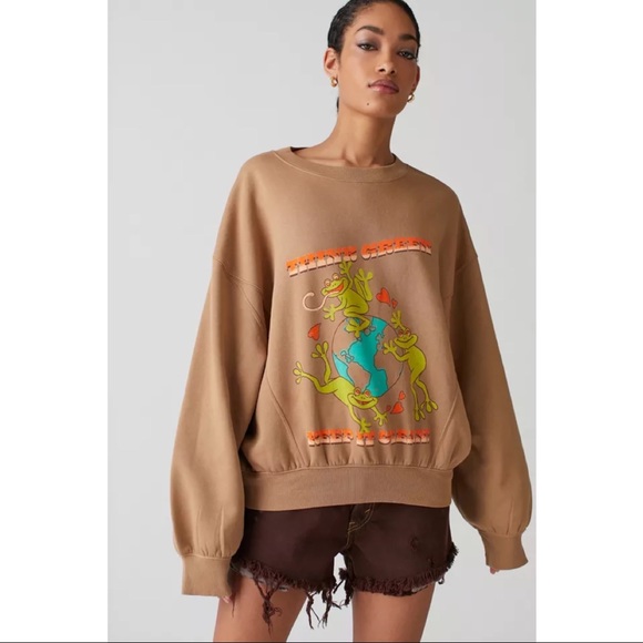 Urban Outfitters Think Green Keep It Clean Sweatshirt - Picture 5 of 7
